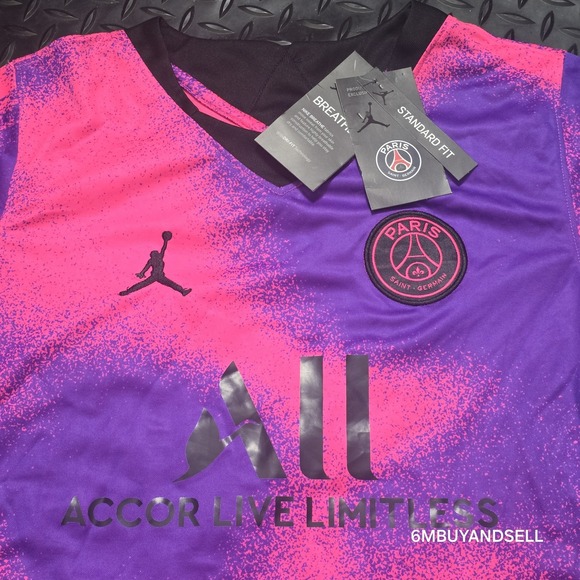 PSG Jordan Draxler‎ 23 2020/21 Fourth Vaporknit Jersey Mens Large NWT - Picture 11 of 16